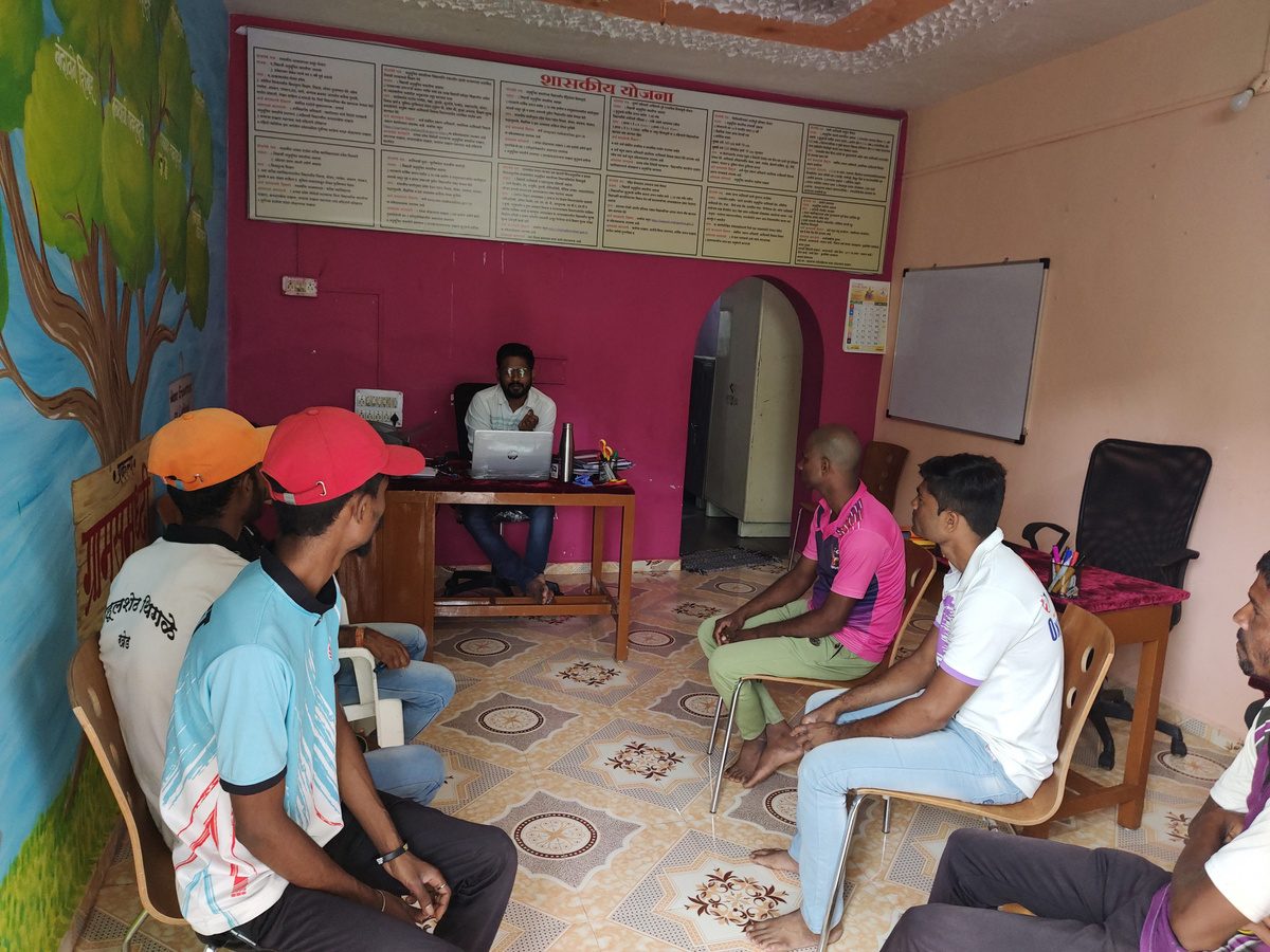 AgriCare team explaining government schemes to farmers